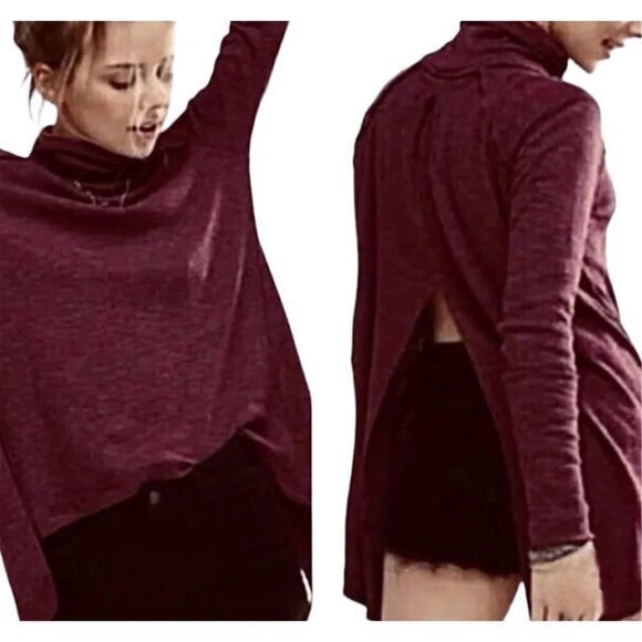 Free People Juicy Long Sleeve Cowl Neck Neck Top in Date Night - XS - Picture 2 of 4